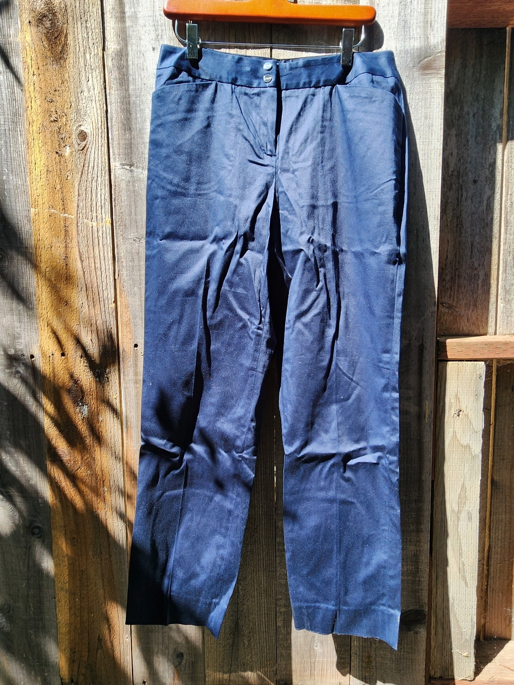 Jones New York Navy Blue Dress Pants Straight Leg Career Office Size [8P]